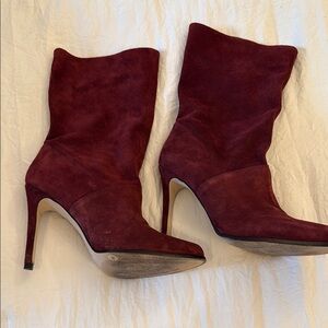 BCBGeneration Burgundy Heeled Boots
